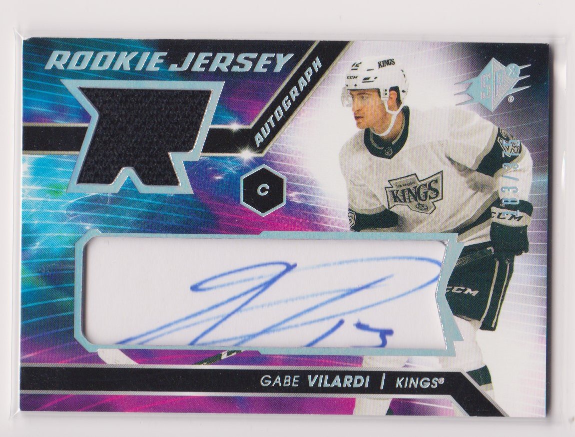(image for) 2020-21 SPx Rookie Jersey Autographs #GV Gabe Vilardi 183/375
